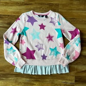 Lands’ End Girls’ Star Sweatshirt